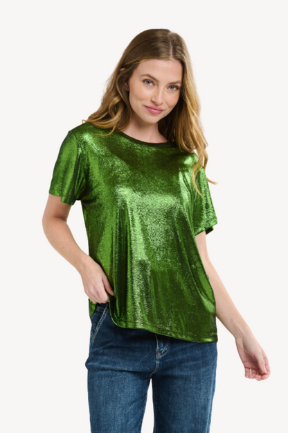 Italian Star Disco Tee - Green