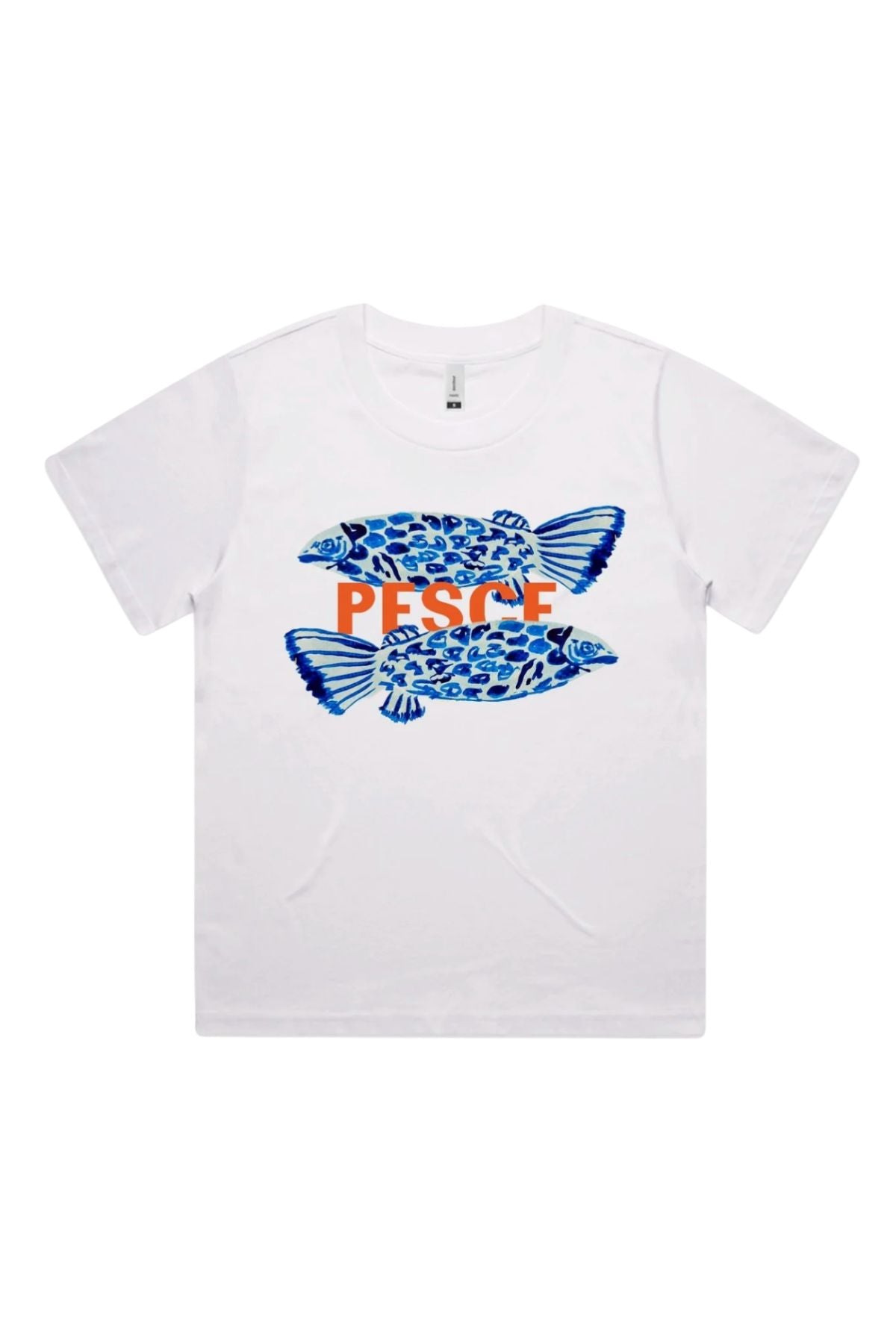 Maku Pesce Tee - White