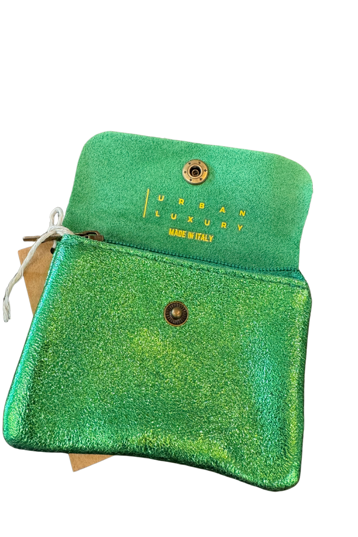 Foiled Small Wallet - Emerald