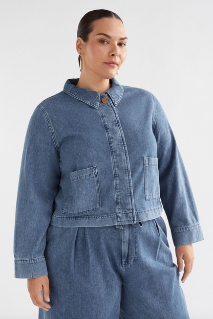 Arbet Denim Jacket - Chambray Blue