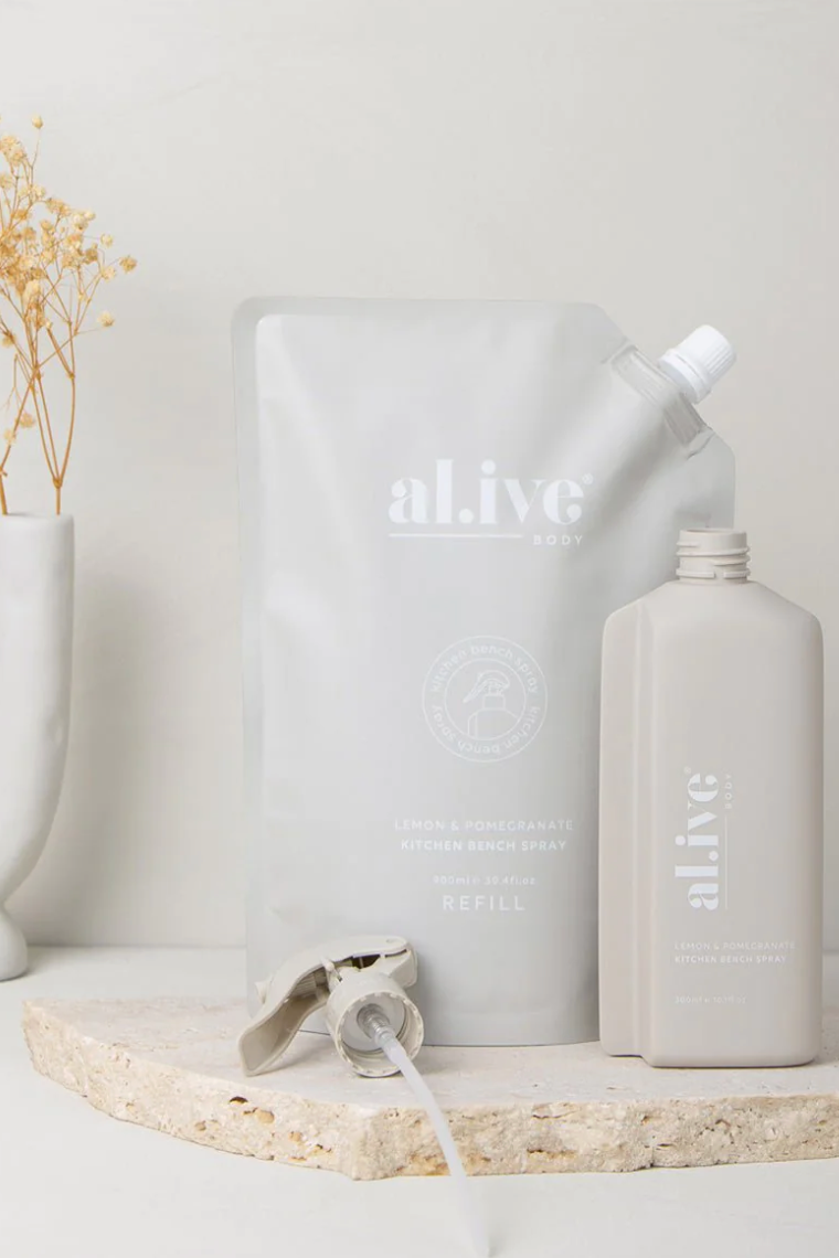 Alive Kitchen Bench Spray Refil - Lemon/Pom