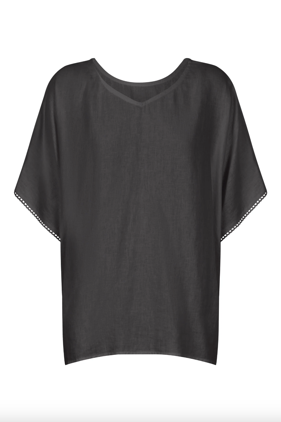 Amelie Relaxed Top - Graphite