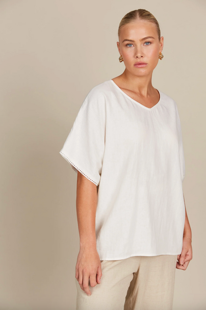 Amelie Relaxed Top - Lotus