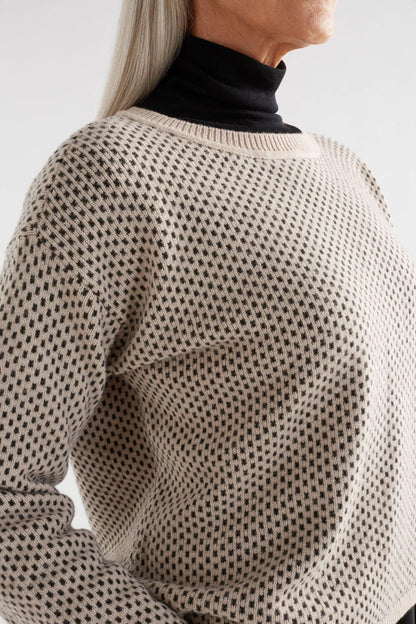 Womens Bis Sweater - Fawn/Loden | Elk clothing