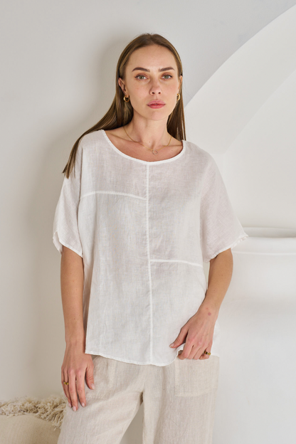 Bates Linen Top