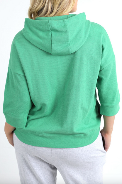 Beachy Zip Hoodie - Greenbriar