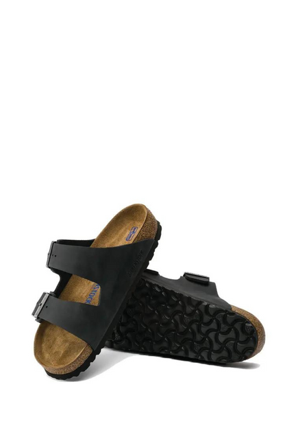 Birkenstock Arizona - Black Oiled Leather