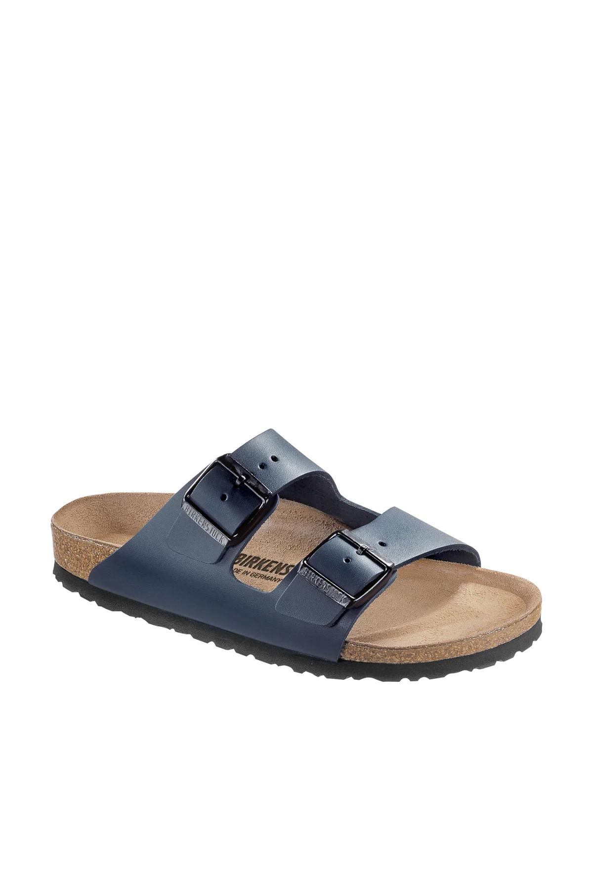 Birkenstock Arizona - Blue Smooth Leather