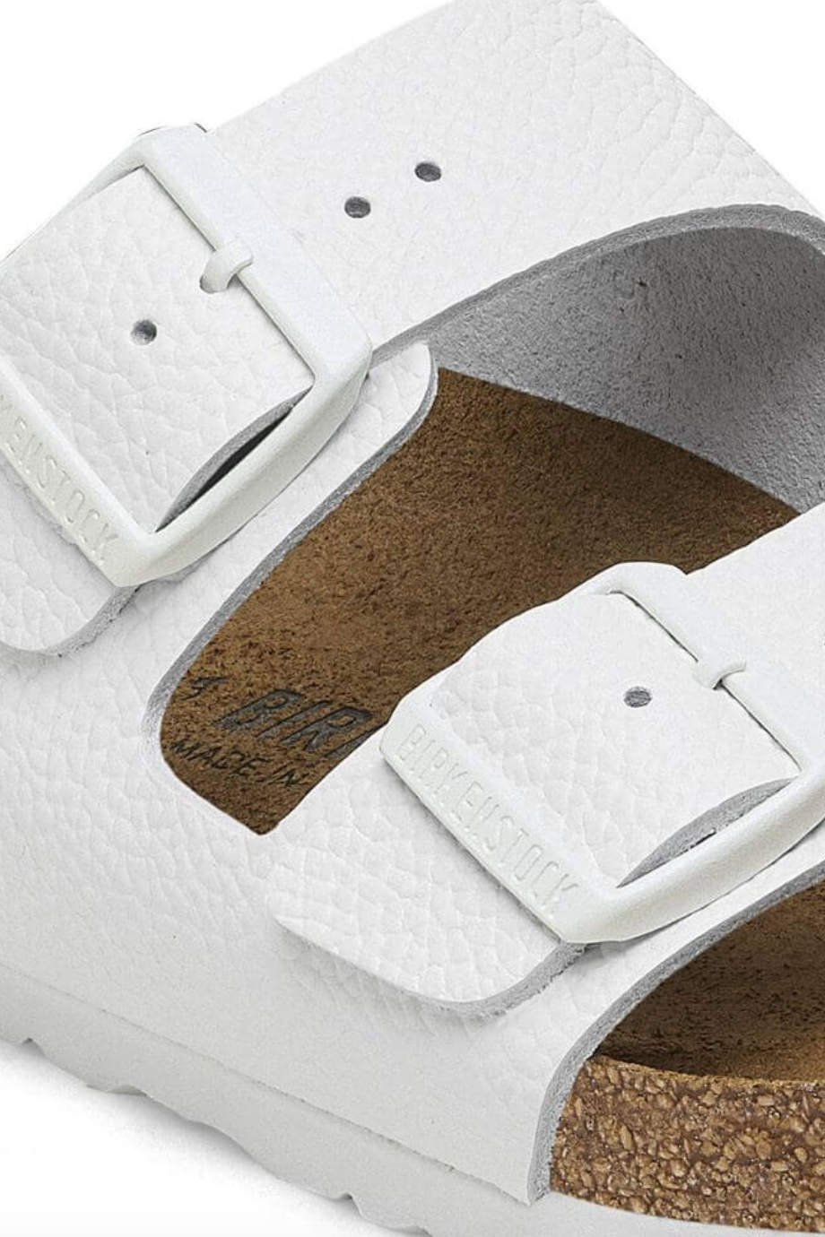 Birkenstock Arizona - White Leather