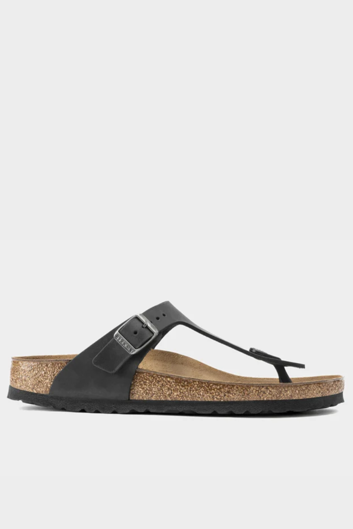 Birkenstock Gizeh - Black Oiled Leather