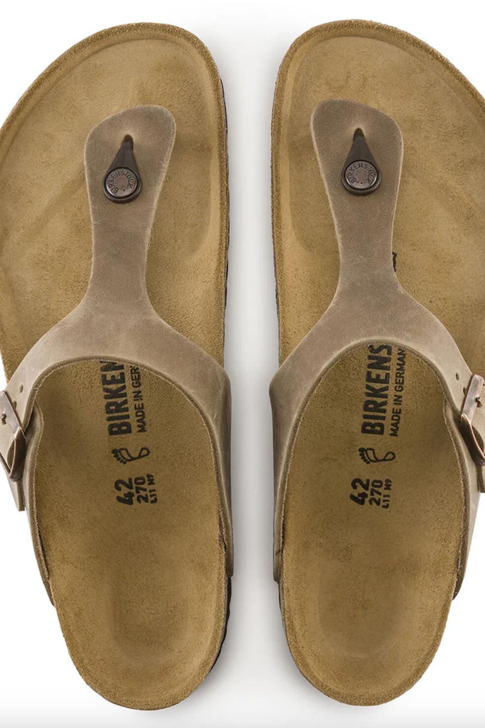 Birkenstock Gizeh - Tabacco Brown Oiled Leather