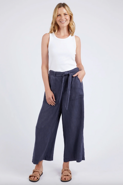 Bliss Washed Pant - Washed Navy