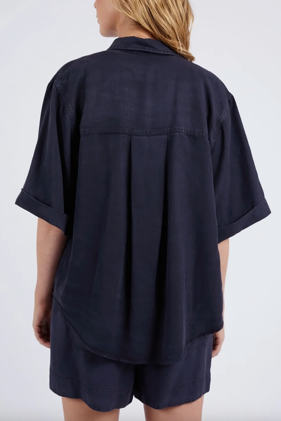 Bliss Washed Shirt - Washed Navy