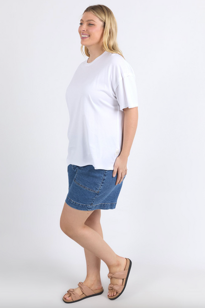 Cary S/S Tee - White