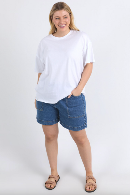 Cary S/S Tee - White