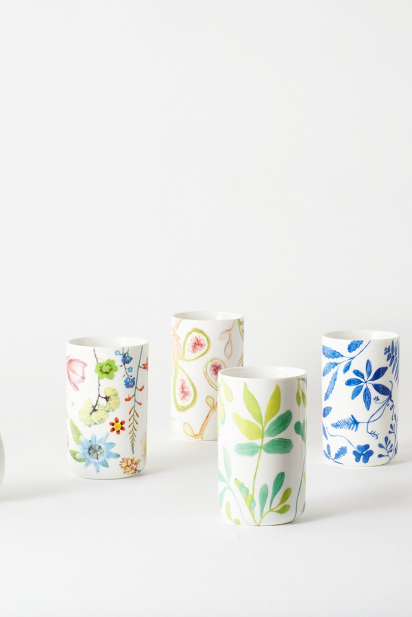 Ceramic Tumbler Set - Fig Tree