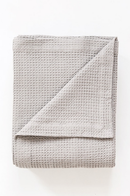 QS Cotton Weave Throw - Stone