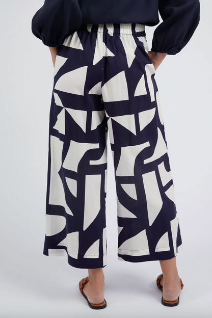 Dali Abstract Pant - Midnight