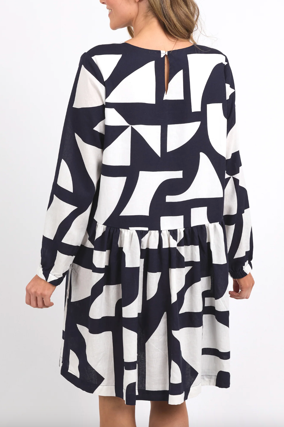 Dali Dress - Midnight Abstract Print