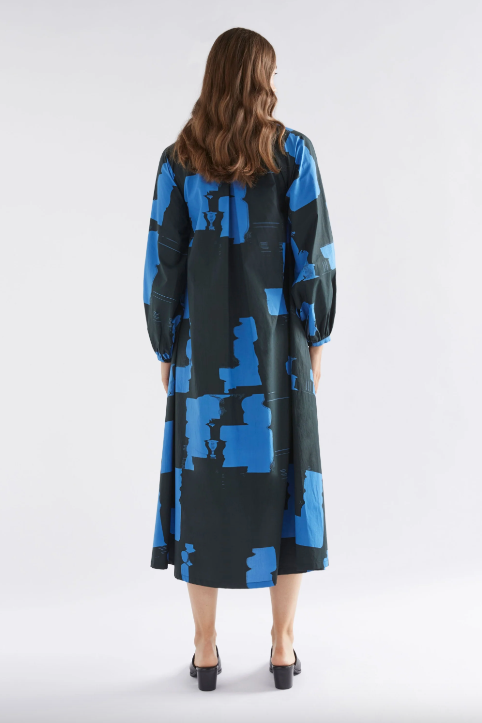 Deze Dress - Blue Rolla Print