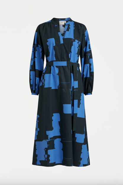 Deze Dress - Blue Rolla Print