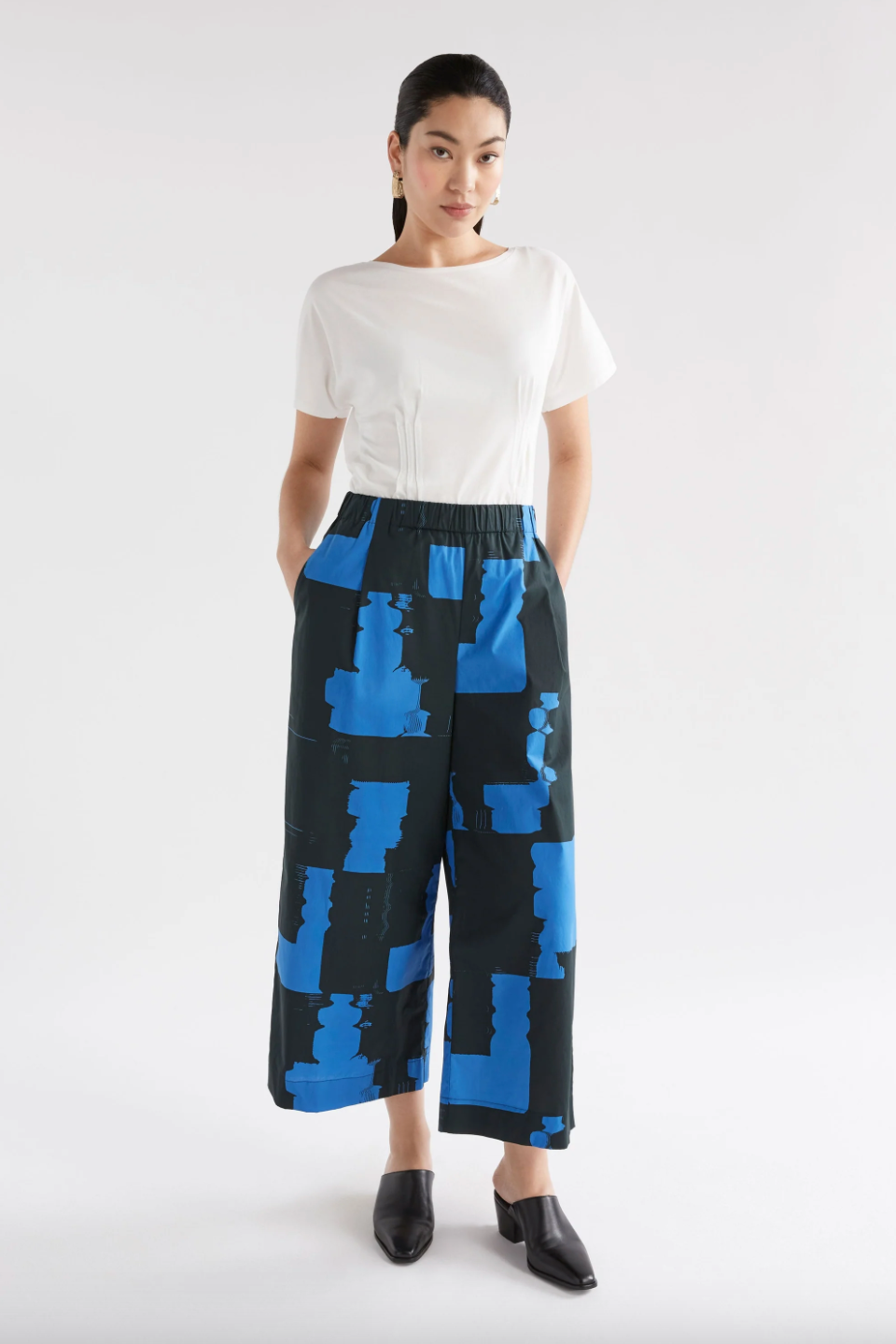 Deze Pant - Blue Rolla Print