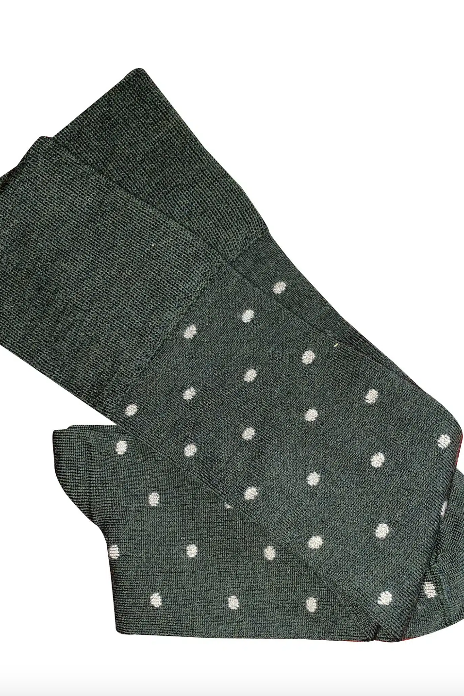 Dotty Knee High Wool Socks