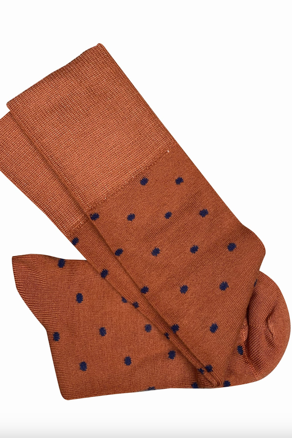 Dotty Knee High Wool Socks