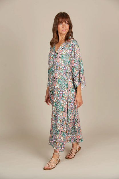 Esme Relaxed Dress - Lotus Fleuron