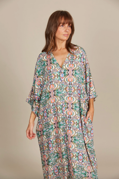 Esme Relaxed Dress - Lotus Fleuron