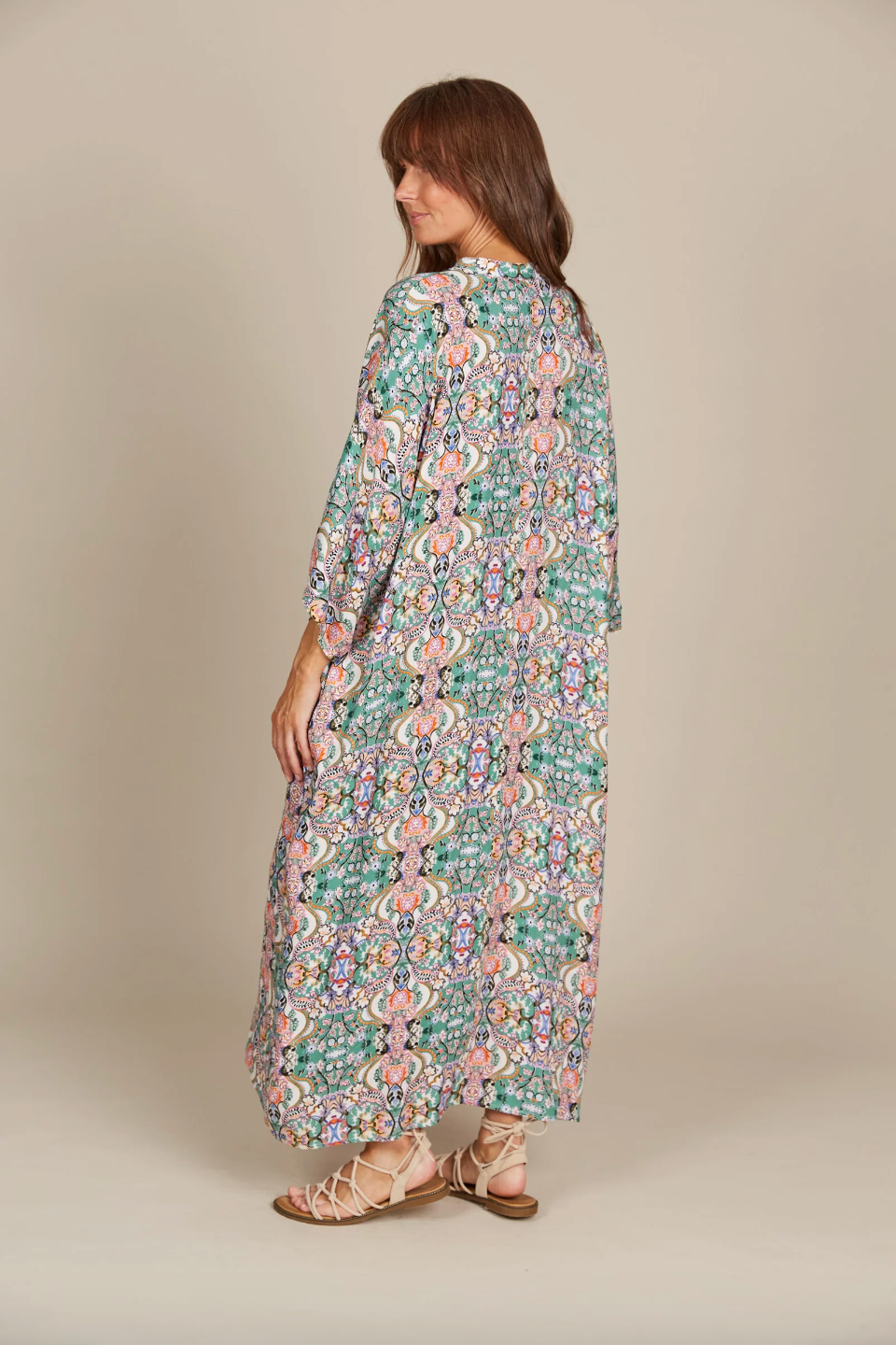 Esme Relaxed Dress - Lotus Fleuron