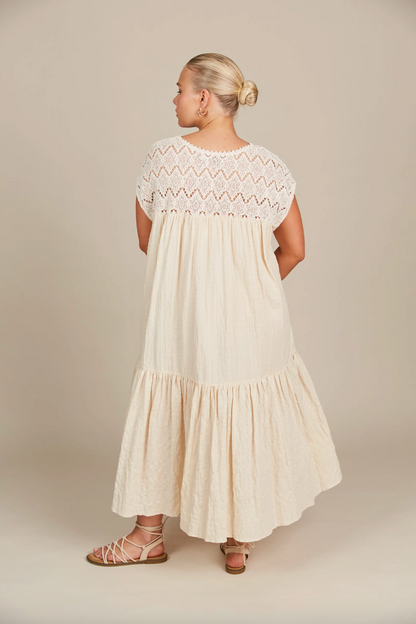 Fleur Relaxed Dress - Canvas