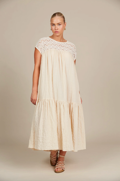 Fleur Relaxed Dress - Canvas