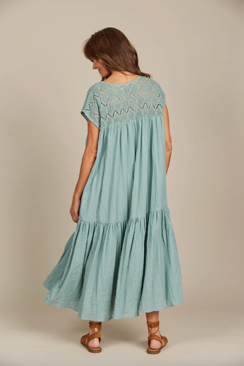 Fleur Relaxed Dress - Seafoam