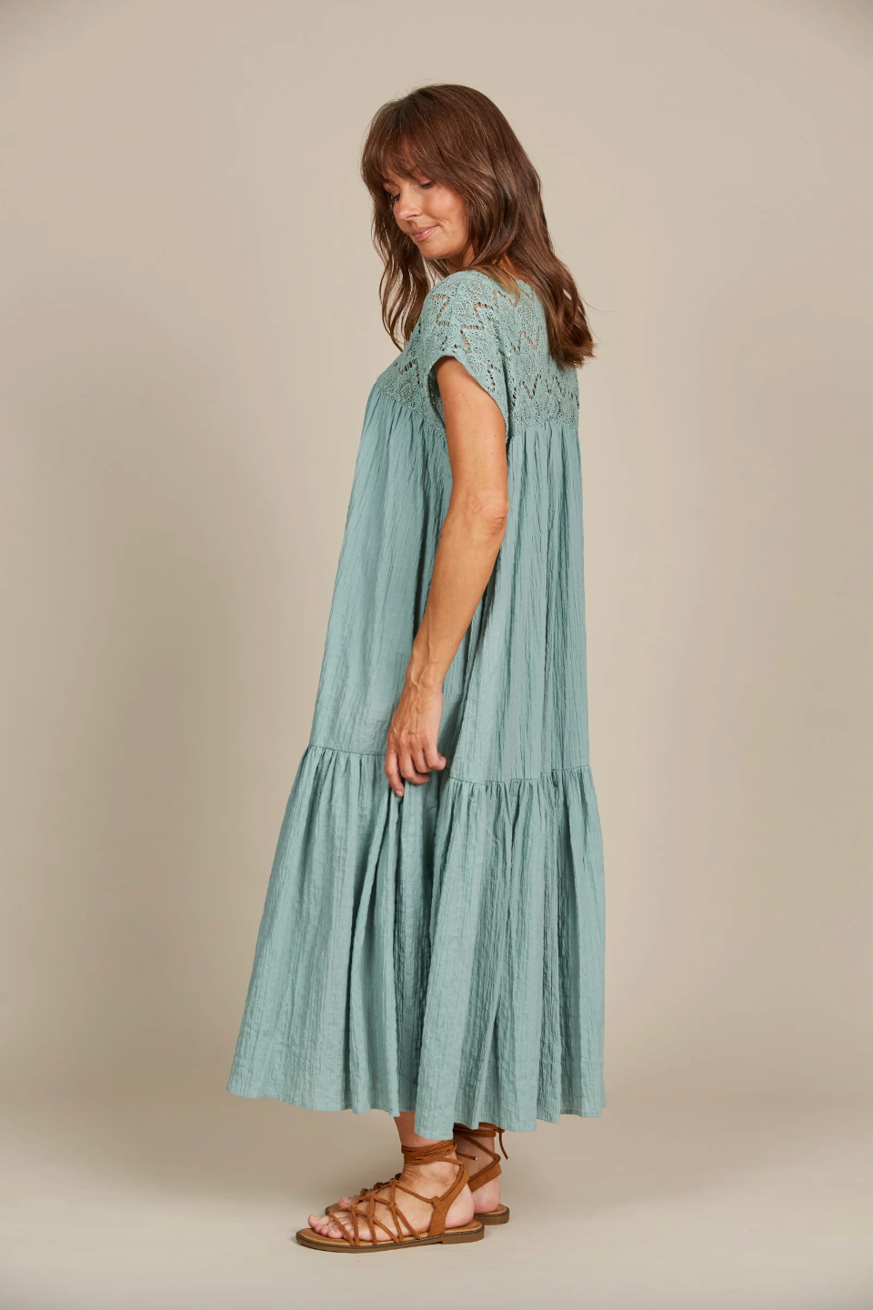 Fleur Relaxed Dress - Seafoam