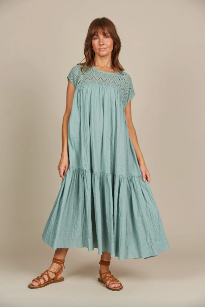 Fleur Relaxed Dress - Seafoam