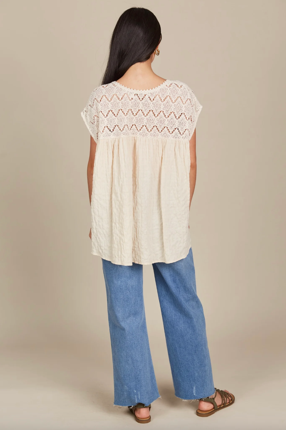 Fleur Relaxed Top - Canvas