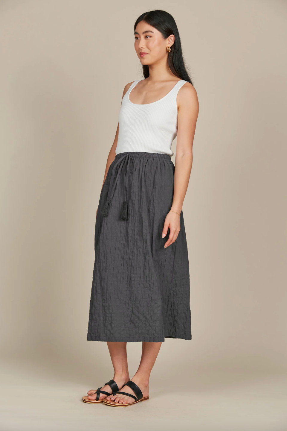 Fleur Skirt - Graphite