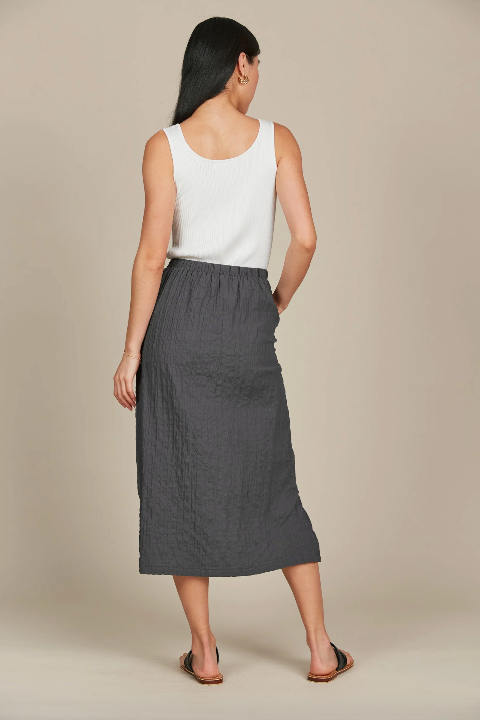 Fleur Skirt - Graphite