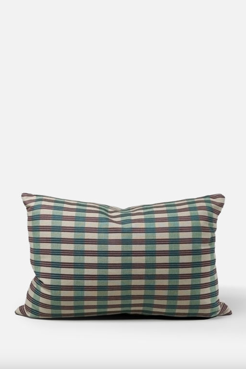 Folio Cushion - Mint/Boysenberry