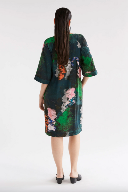 Foljer Dress - Reflections Print