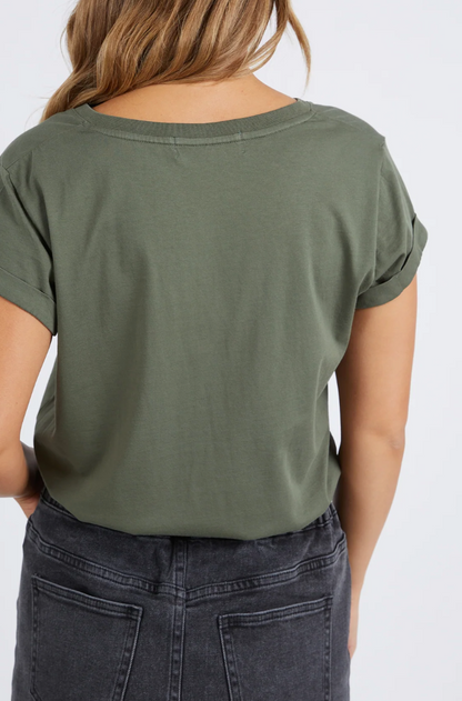 Manly Vee Tee - Khaki