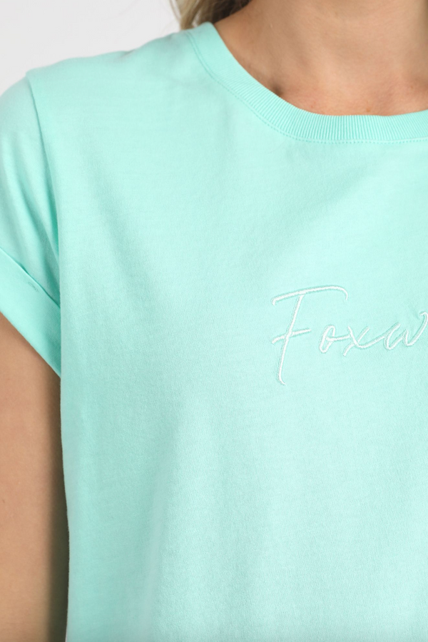 Foxwood Signature Tee - Neon Mint