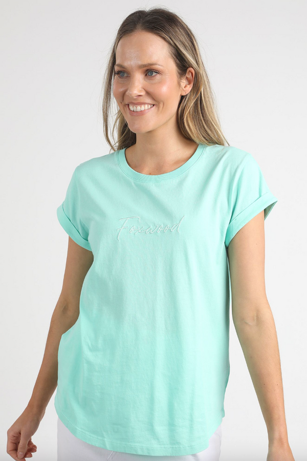 Foxwood Signature Tee - Neon Mint