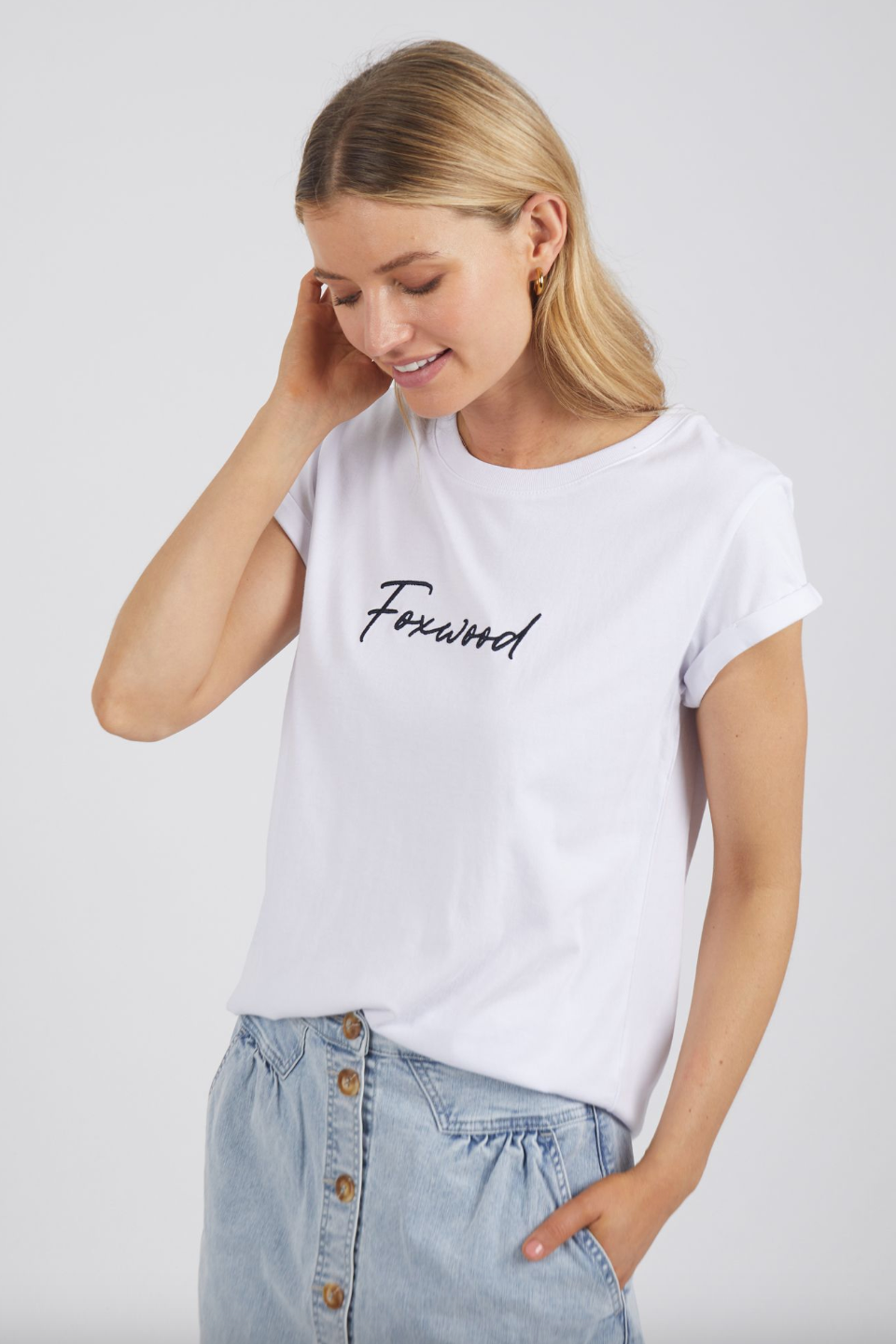 Foxwood Signature Tee - White