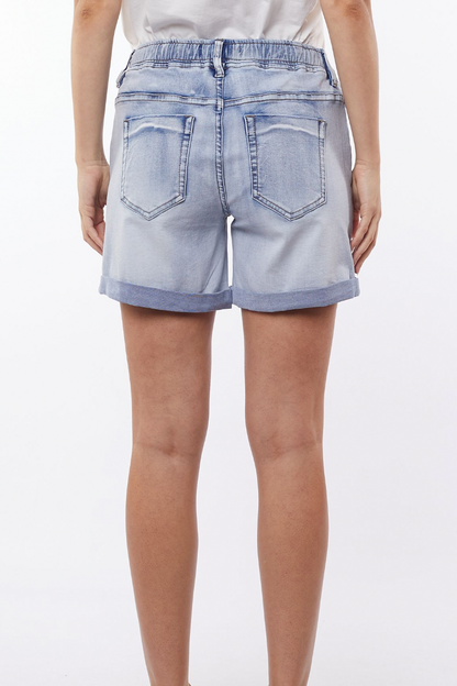 Gabrielle Jogger Short - Lt Blue