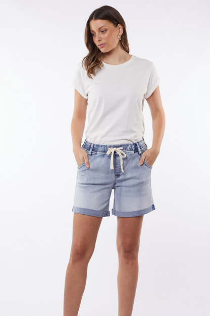 Gabrielle Jogger Short - Lt Blue