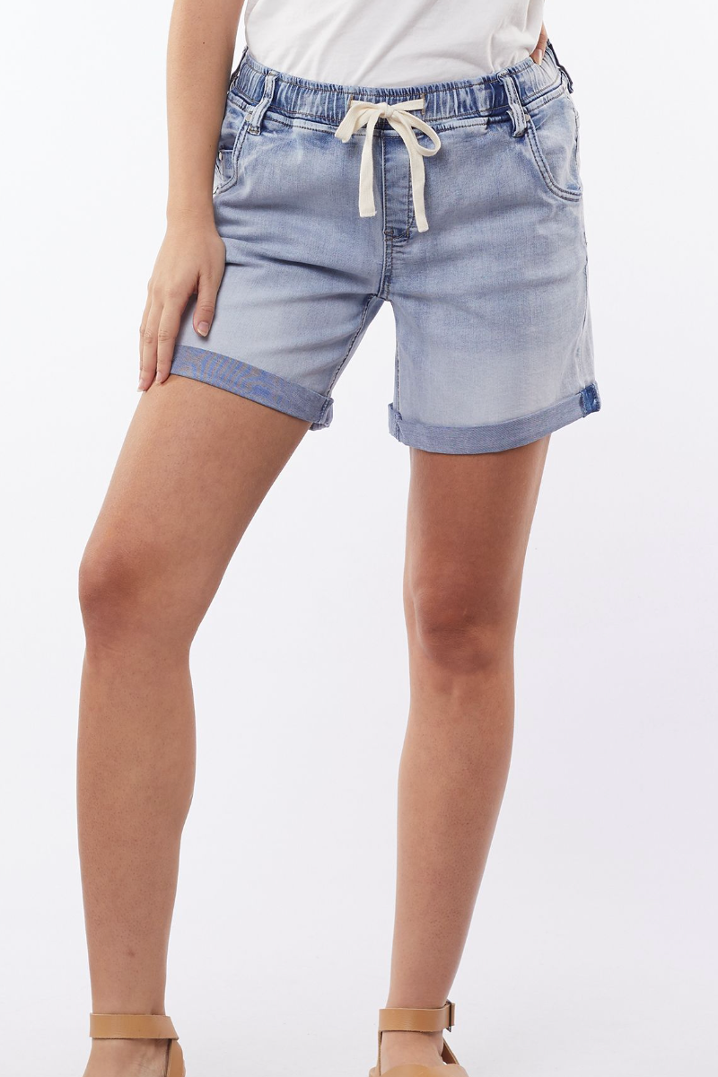 Gabrielle Jogger Short - Lt Blue