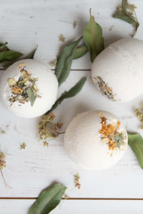 Natural Bath Bomb - Lemon Myrtle & Brazillian Yellow Clay