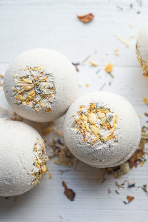 Natural Bath Bomb - Lemongrass & Green Clay